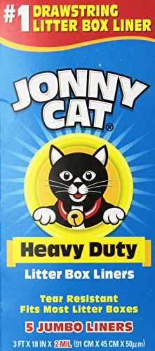 JONNY CAT Heavy-Duty Litter Box Liners